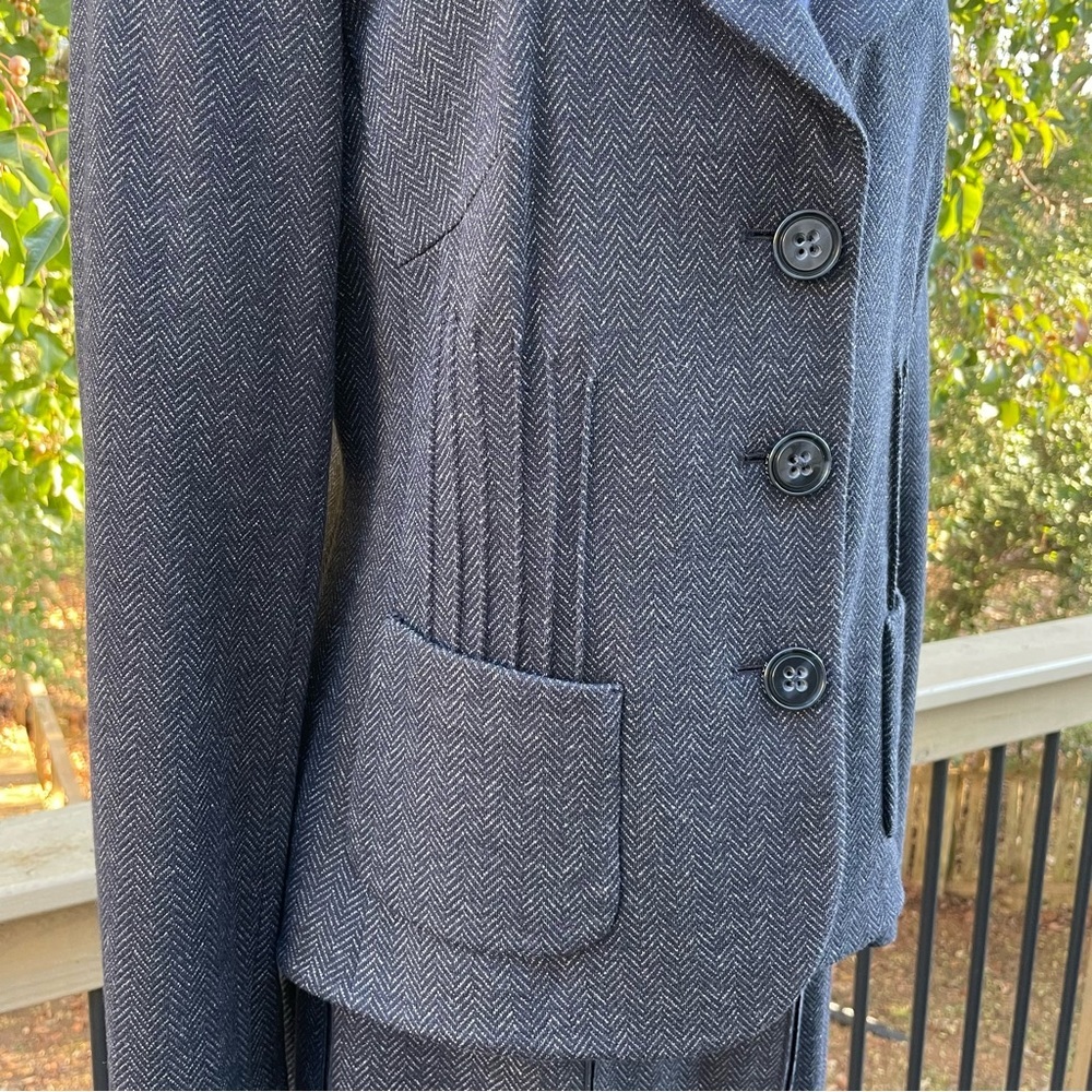 Basler Weekend wool cotton skirt suit size 40 - Picture 7 of 15